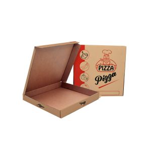 جعبه پیتزا تک نفره ۲۳ سانت مقوایی دوبلکس بدون چاپ