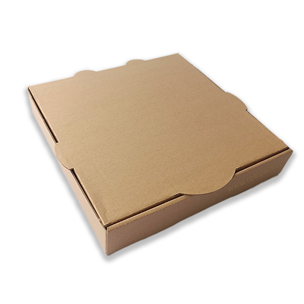 جعبه پیتزا ایفلوت بدون چاپ (نمای رو ) پک واقعی