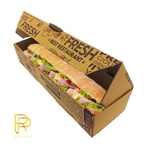افزایش دیده شدن محصول جعبه ساندویچ چاپی رئال پک