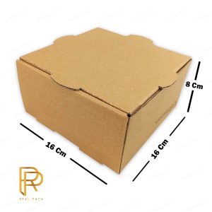 جعبه برگر درب پیتزایی ایفلوت بزرگ ( واترمارک )